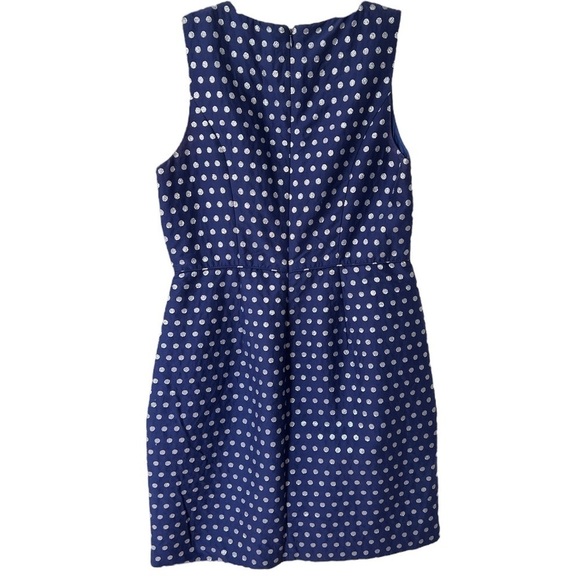 J.Crew Silver Polka Dot Dress (8) - Picture 2 of 7
